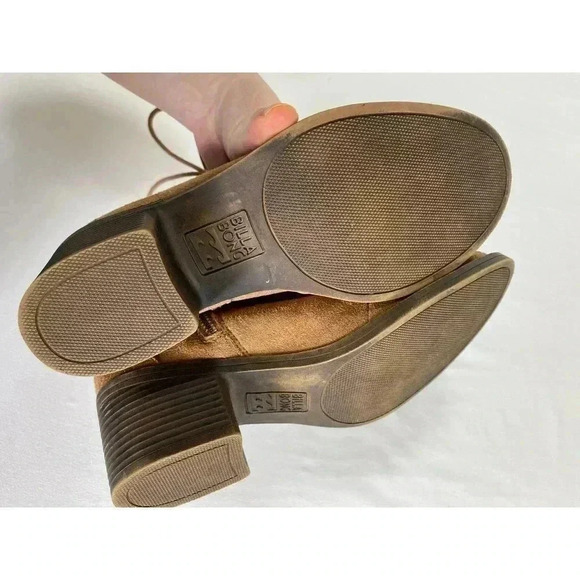 Billabong Womens March To The Sea Combat Boots Brown Zipper Lace Up 6 - Picture 8 of 10